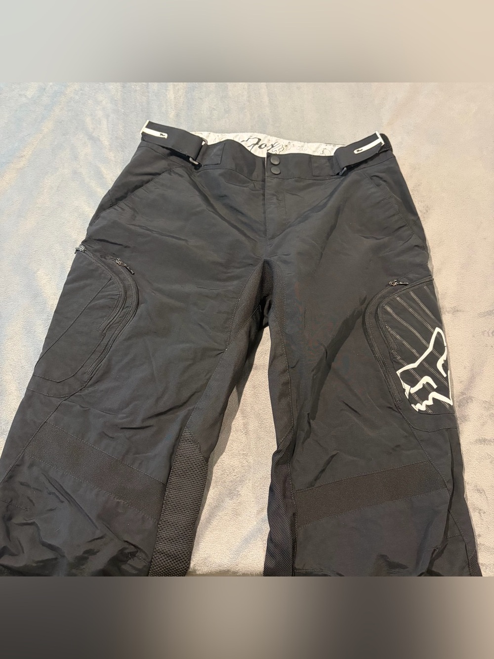 Fox Racing Pants Womens Sz 9/10 Black Dakota Riding Motocross BMX Dirt Bike